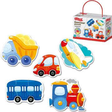 OUTLINE PUZZLE - TRANSPORT Montessori® by Far far land