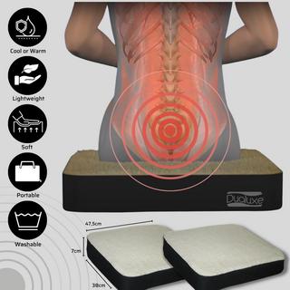 INDUSTEX Dualuxe - Cuscino ergonomico con anima in gel  