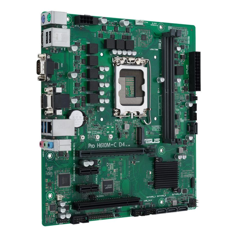 ASUS  PRO H610M-C D4-CSM Intel H610 LGA 1700 micro ATX 