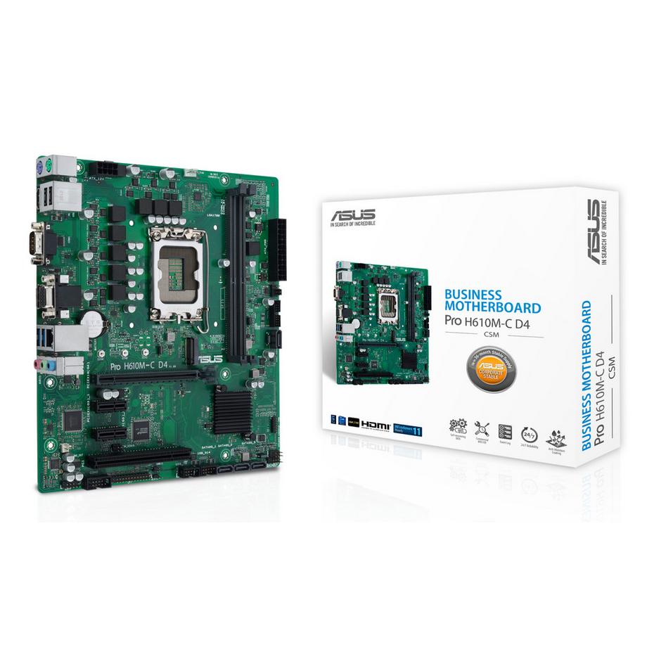 PRO H610M-C D4-CSM Intel H610 LGA 1700 micro ATX
