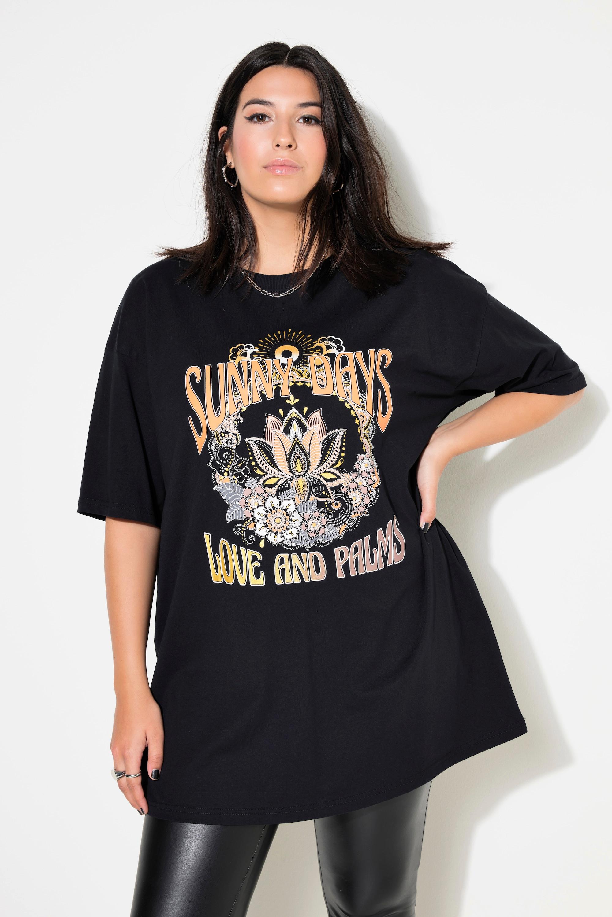 Studio Untold  T-shirt dal taglio oversize con stampa e ricami 