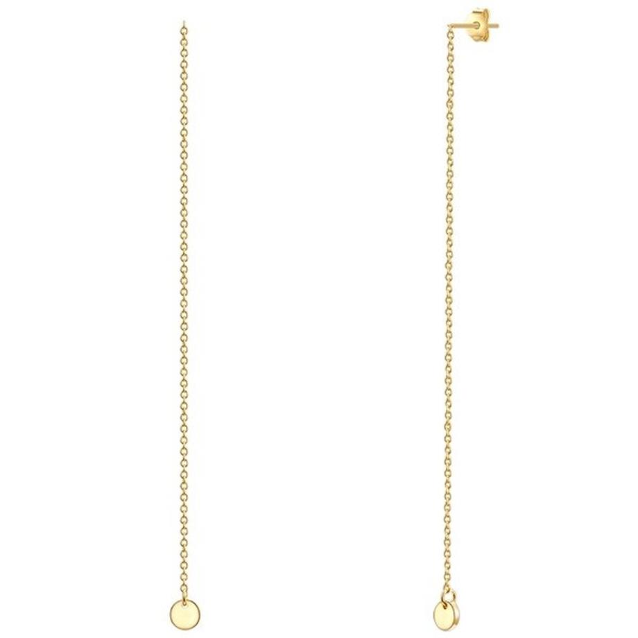 Femme Puces d'oreilles en argent Cercle