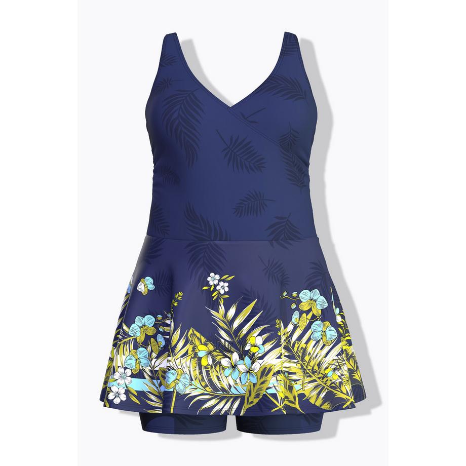 Ulla Popken Abito da bagno Shorts Coppe morbide Riciclato  