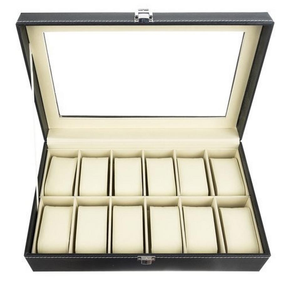 Iso Trade  Organisateur de montres avec 12 compartiments 