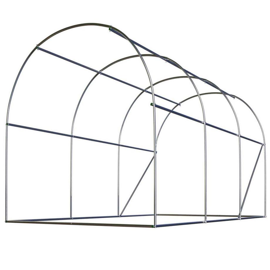 B2X Gartentunnel 2 x 3 m (6 m2) rosa Plonos  