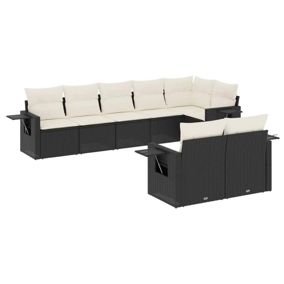 set divano da giardino Polirattan