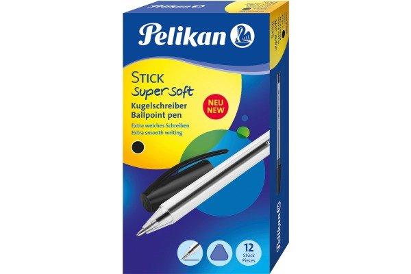 Pelikan PELIKAN Kugelschreiber Stick super 1mm 804370 schwarz  