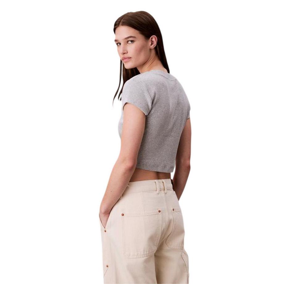 Calvin Klein  Kurzes Top, Gerippt 