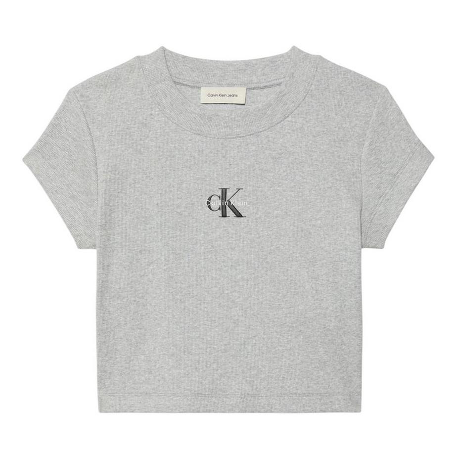 Kurzes Top, Gerippt