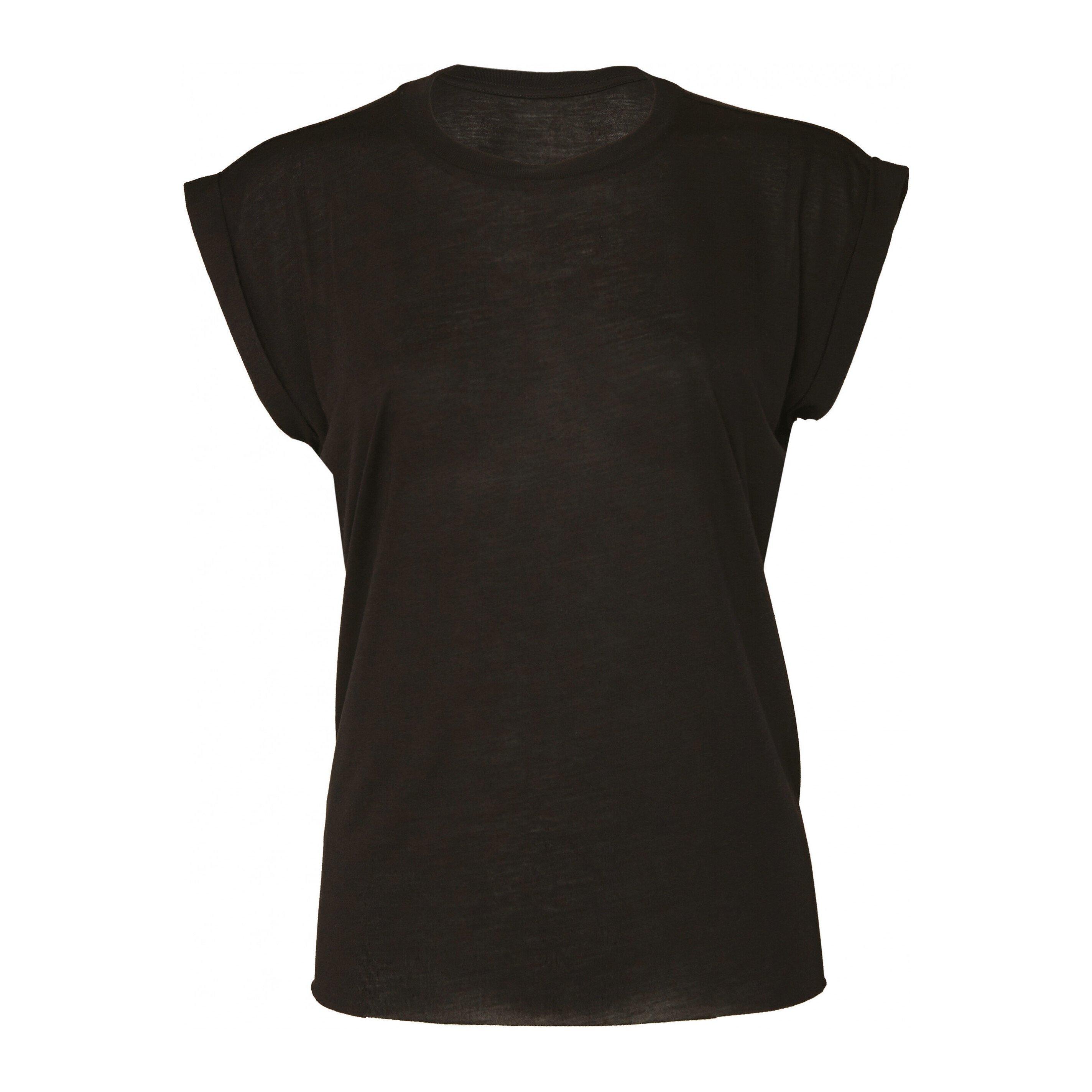 Bella + Canvas T-shirt Flowy Manches Roulottées  