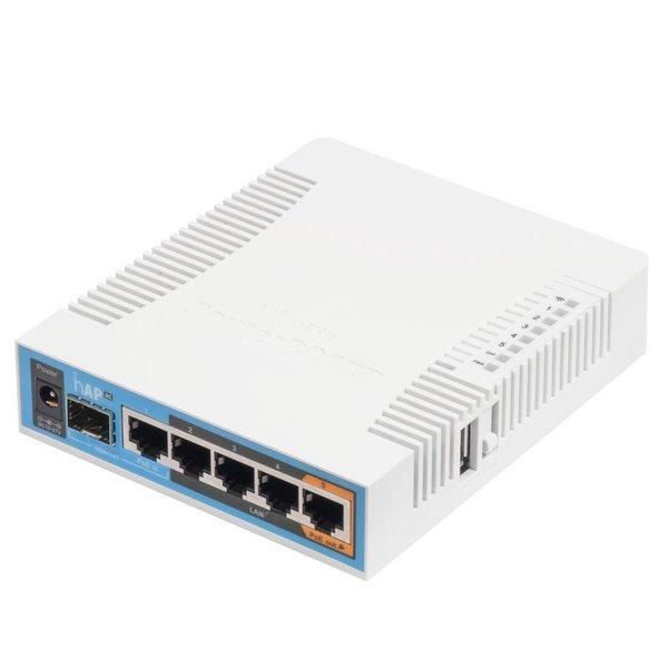 MikroTik  hAP ac 500 Mbit/s Blanc Connexion Ethernet, supportant l'alimentation via ce port (PoE) 