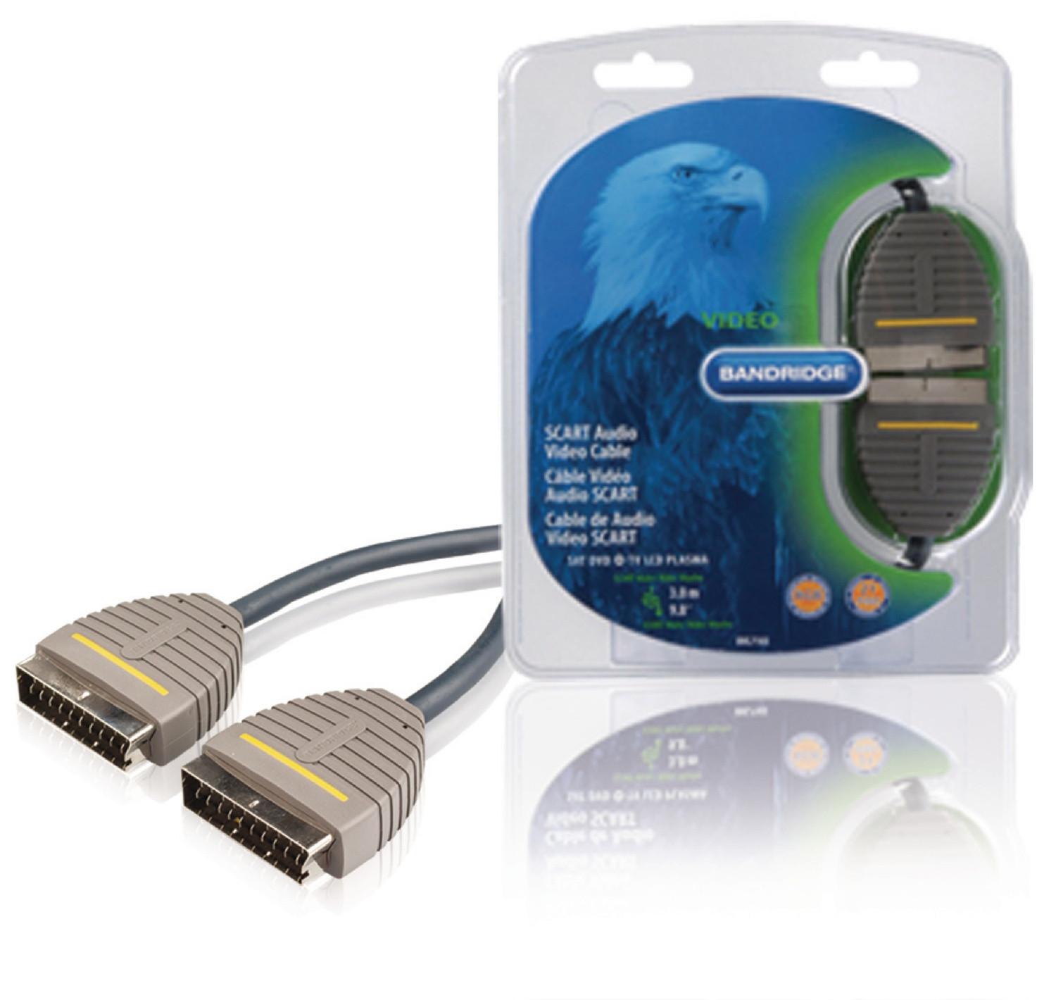 Nedis  SCART-Kabel SCART-Stecker - SCART-Stecker 3,00 m Blau 