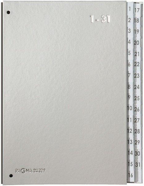 Pagna PAGNA Pultordner Color A4 24329-14 silber, 1-31  