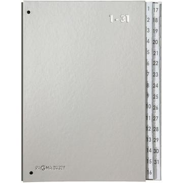PAGNA Pultordner Color A4 24329-14 silber, 1-31