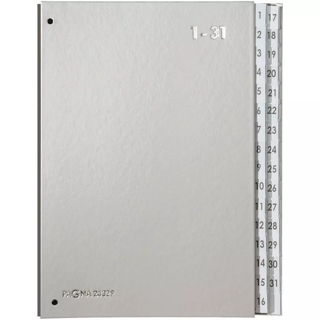 PAGNA Pultordner Color A4 24329-14 silber 1-31