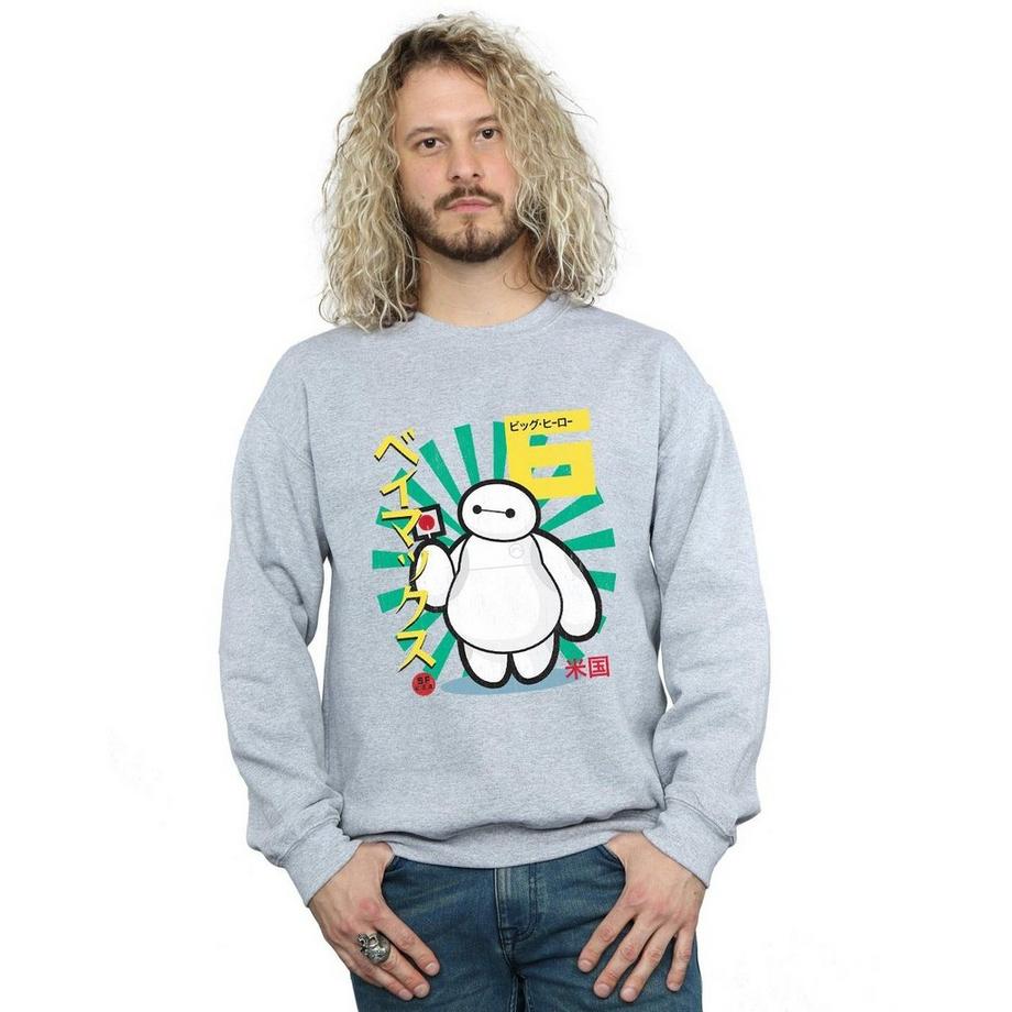 Disney Big Hero 6 Baymax Felpa Stampata  