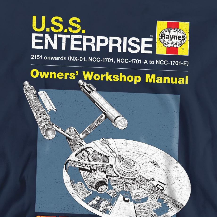 Star Trek Enterprise Felpa Stampa Grafica  