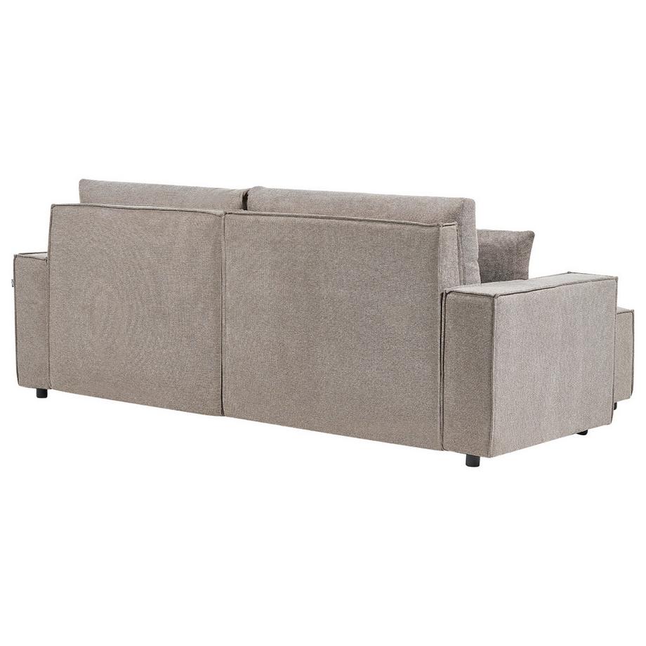 Beliani Ecksofa aus Stoff  KARILA  