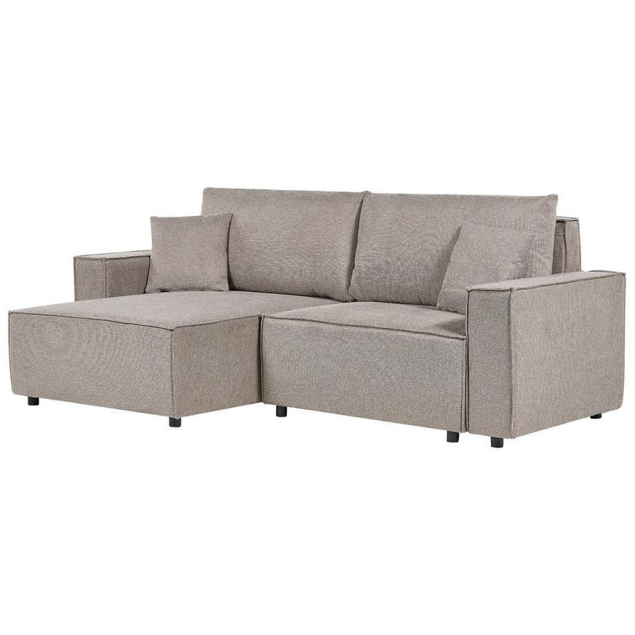 Beliani Ecksofa aus Stoff  KARILA  