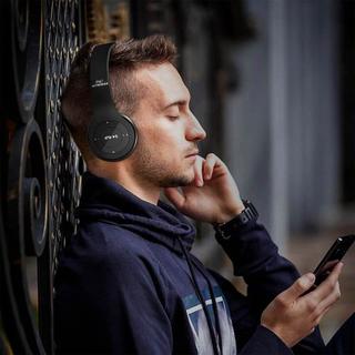 Avizar  Cuffie audio Bluetooth P47 - Nero 