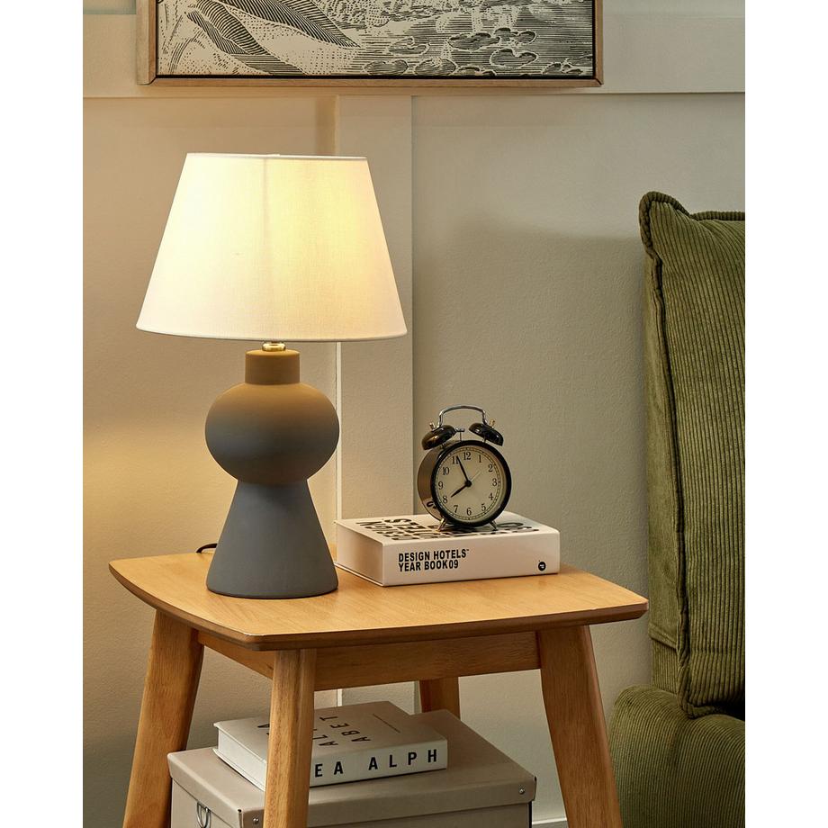 Beliani Lampe à poser en Céramique  FABILOS  