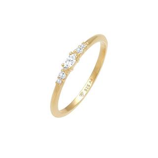 Elli  Bague Fiançailles Zircon Marquise 