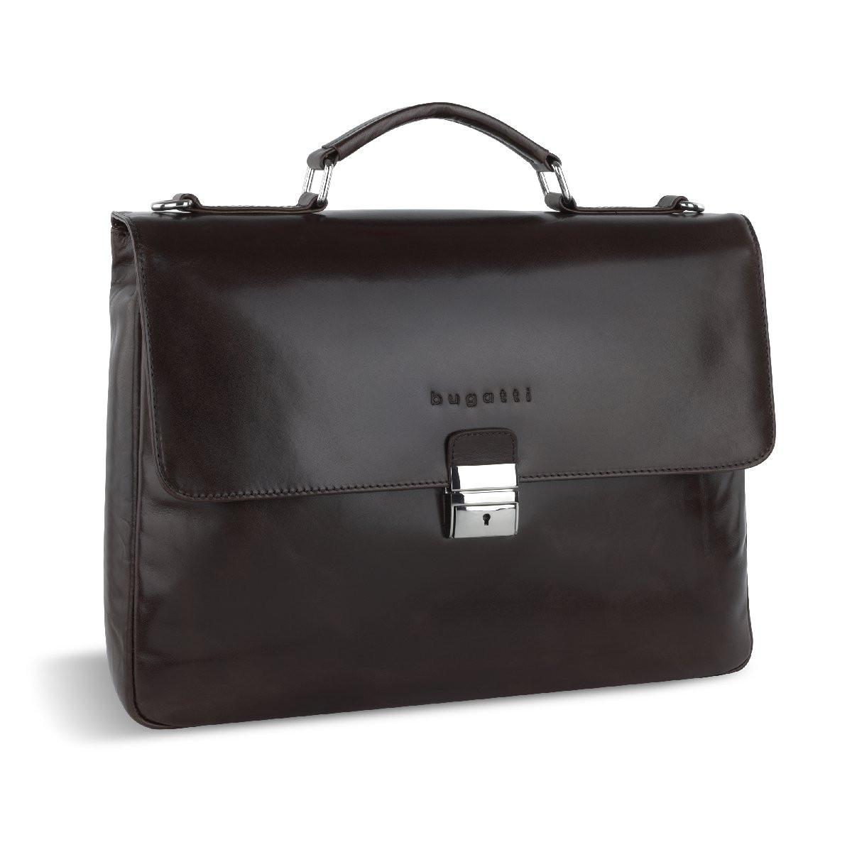 BUGATTI Romano Aktentasche S Dunkelbraun  