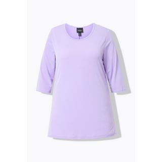 Ulla Popken  Longshirt, Ringmuster, Rundhals, 3/4-Arm 