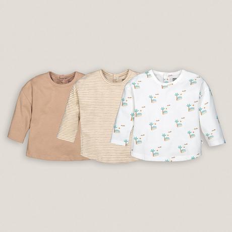 La Redoute Collections  3er-Pack Langarm-Shirts 