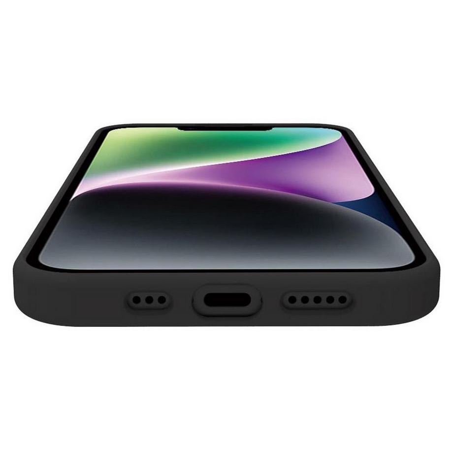 Celly  Cromomag Custodia morbida in gomma compatibile MagSafe iPhone 15 Nera 