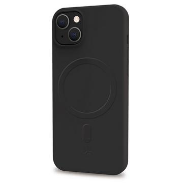Cromomag Weiche Gummihülle MagSafe kompatibles iPhone 15 Schwarz