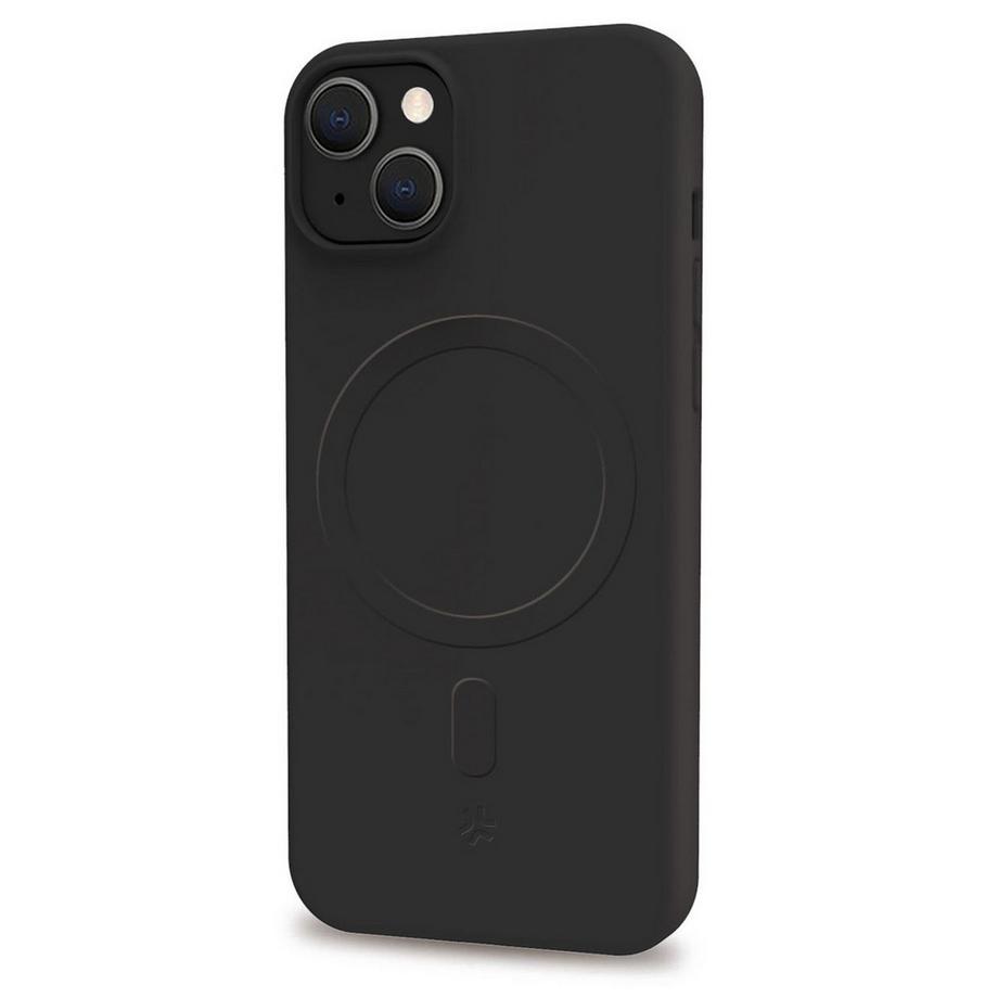 Cromomag Weiche Gummihülle MagSafe kompatibles iPhone 15 Schwarz