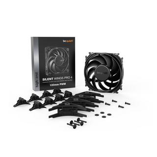 BE QUIET!  ! SILENT WINGS PRO 4 | 120mm PWM Boitier PC Ventilateur 12 cm Noir 1 pièce(s) 