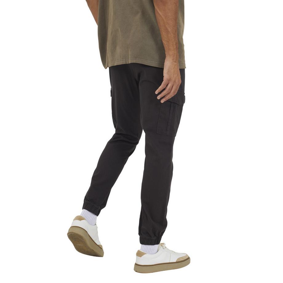 Brave Soul Pantaloni Cargo Twill Di Cotone Con Elastico Aderente  