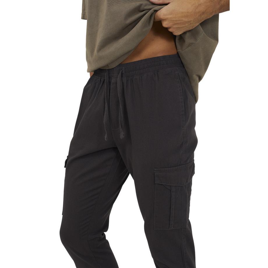 Brave Soul Pantaloni Cargo Twill Di Cotone Con Elastico Aderente  