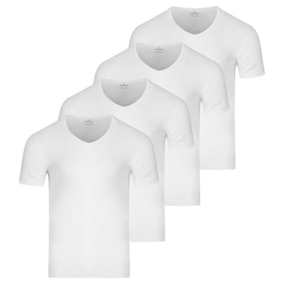 4er Pack Basic - Unterhemd / Shirt Kurzarm