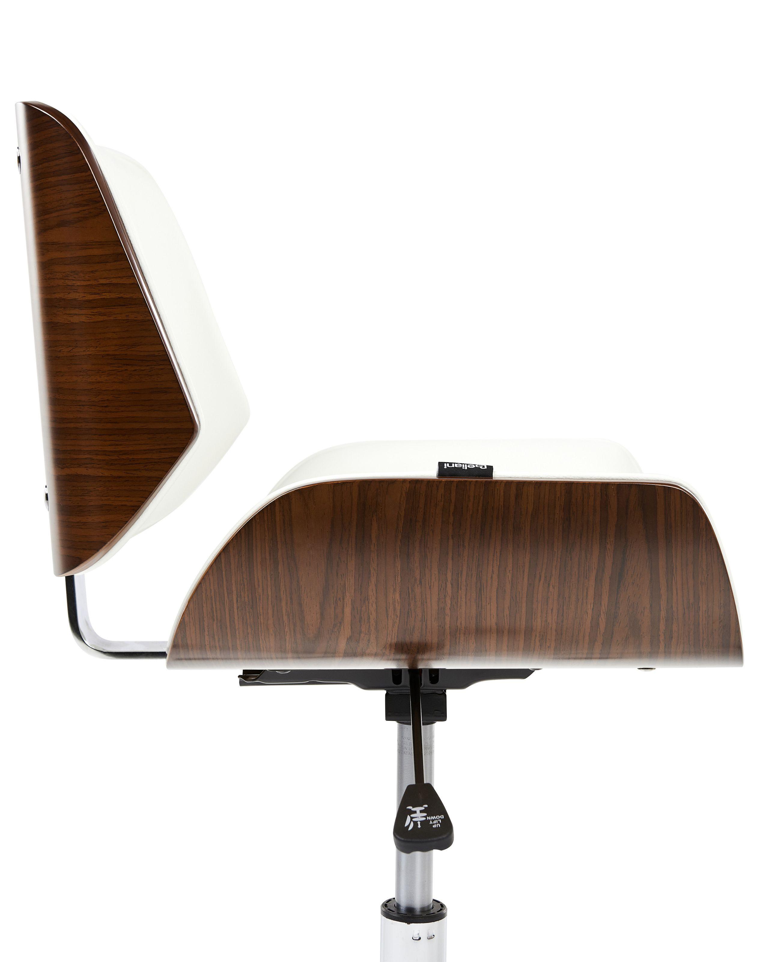 Beliani Chaise de bureau en Cuir PU Rétro TOTOWA  