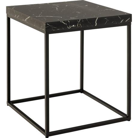 mutoni Table basse Brynlee noire 40x40  