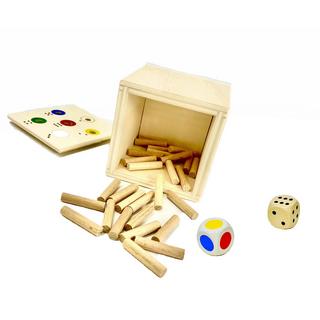 Activity-board  Spaß für die ganze Familie zum Lernen von Zahlen und Farben | Würfelspiel | Reisespiele für unterwegs 