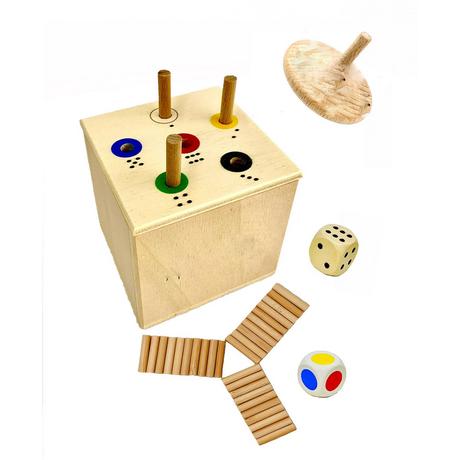 Activity-board  Jeu de dés pour toute la famille pour apprendre les chiffres et les couleurs | Jeux de voyage pour les déplacements 