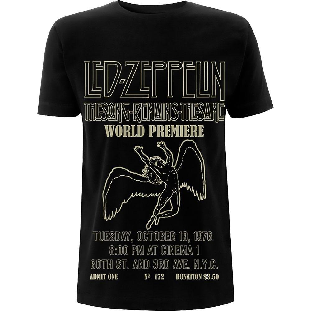 Led Zeppelin  TSRTS World Premiere TShirt 