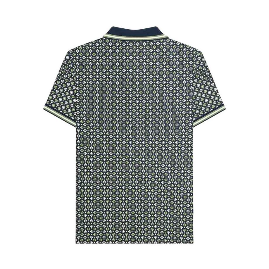 Lambretta Polo Motif Géométrique  