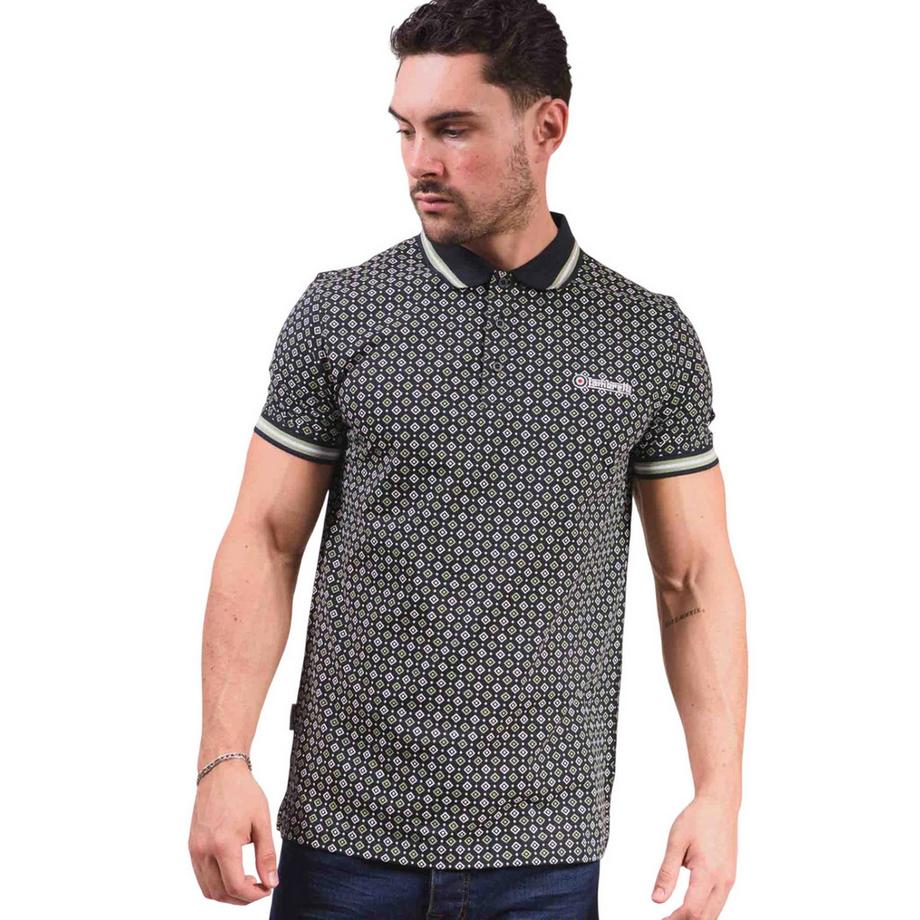 Lambretta Polo Motif Géométrique  