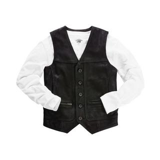 Joe Browns Gilet Biker in Pelle Scamosciata  