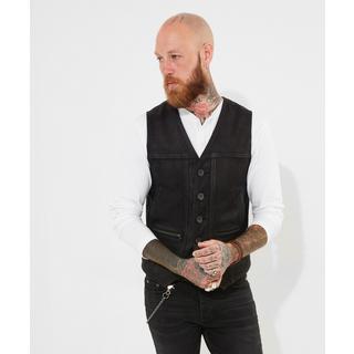 Joe Browns Gilet Biker in Pelle Scamosciata  