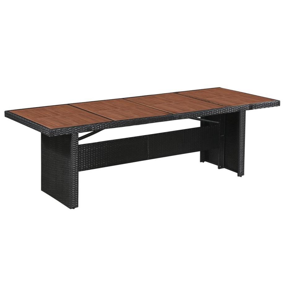VidaXL set da pranzo Polirattan  