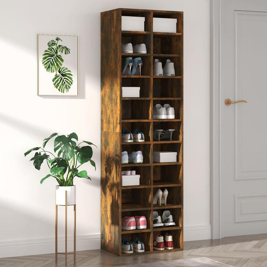 VidaXL Armoire à chaussures bois d'ingénierie  