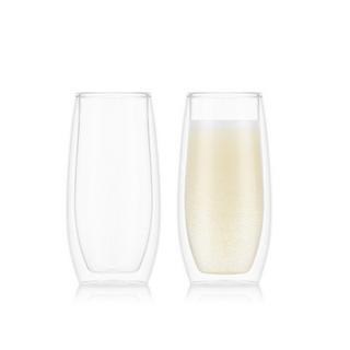bodum 2-teiliges Set doppelwandiger Champagnergläser SKÅL  