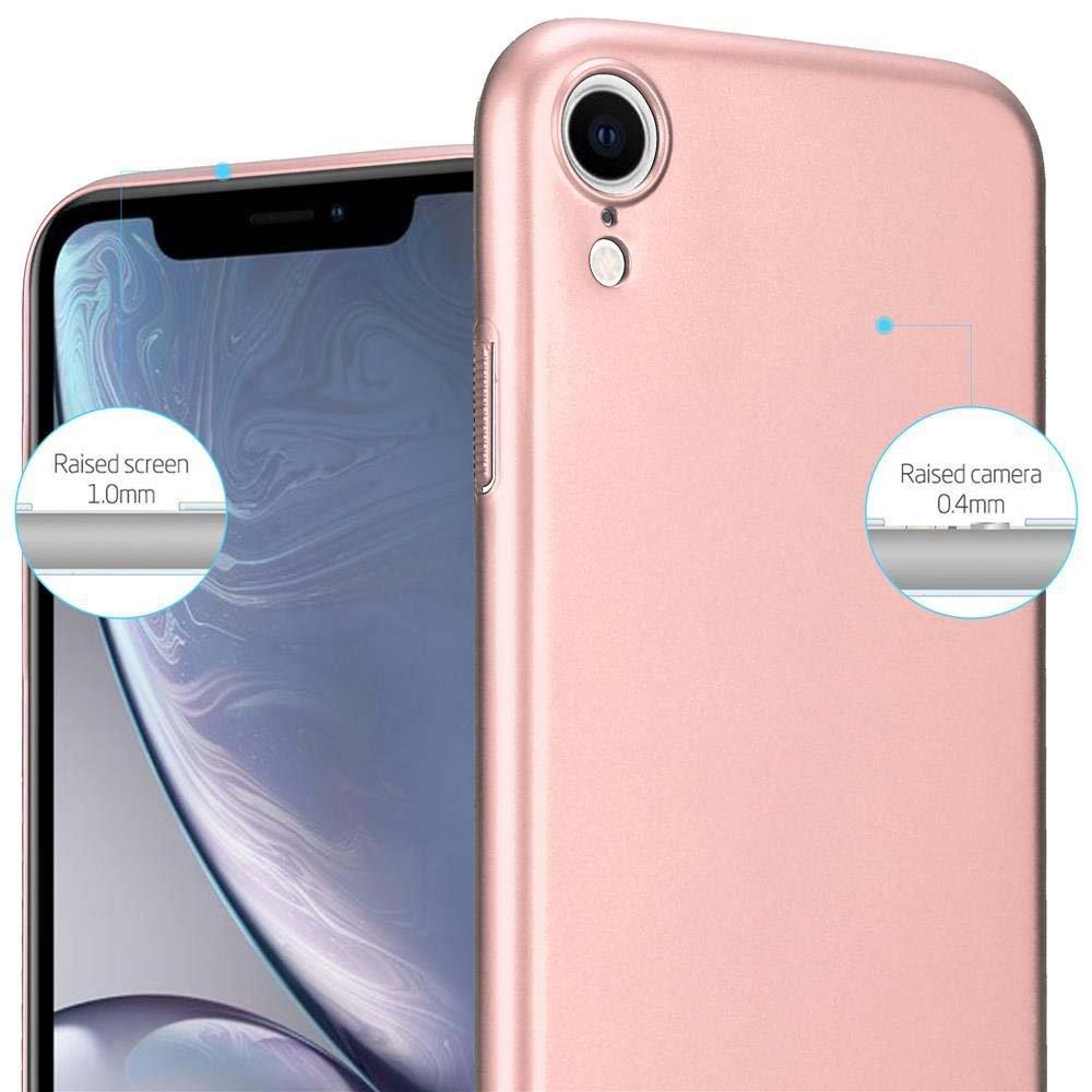 Cadorabo  Hülle für Apple iPhone XR Hard Case in Metall Optik 