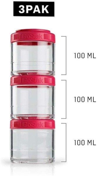 Blender Bottle  BlenderBottle GoStak 100ml 3Pak, Pink 